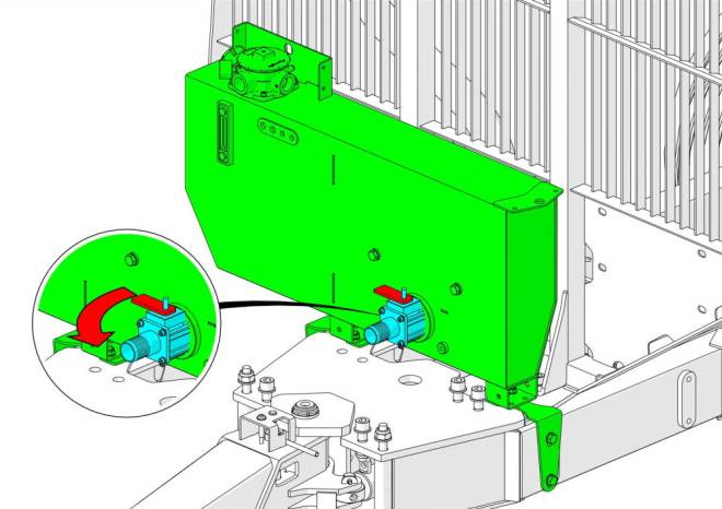 Ndr hydraulickho oleja s ventilom