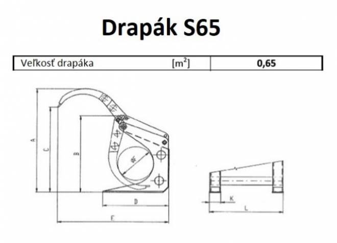 Drapák S65
