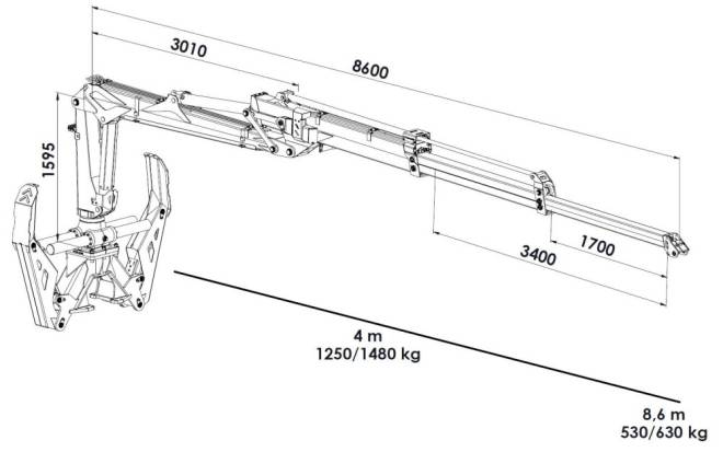 Hydraulick ruka PALMS 7,86 obr.2